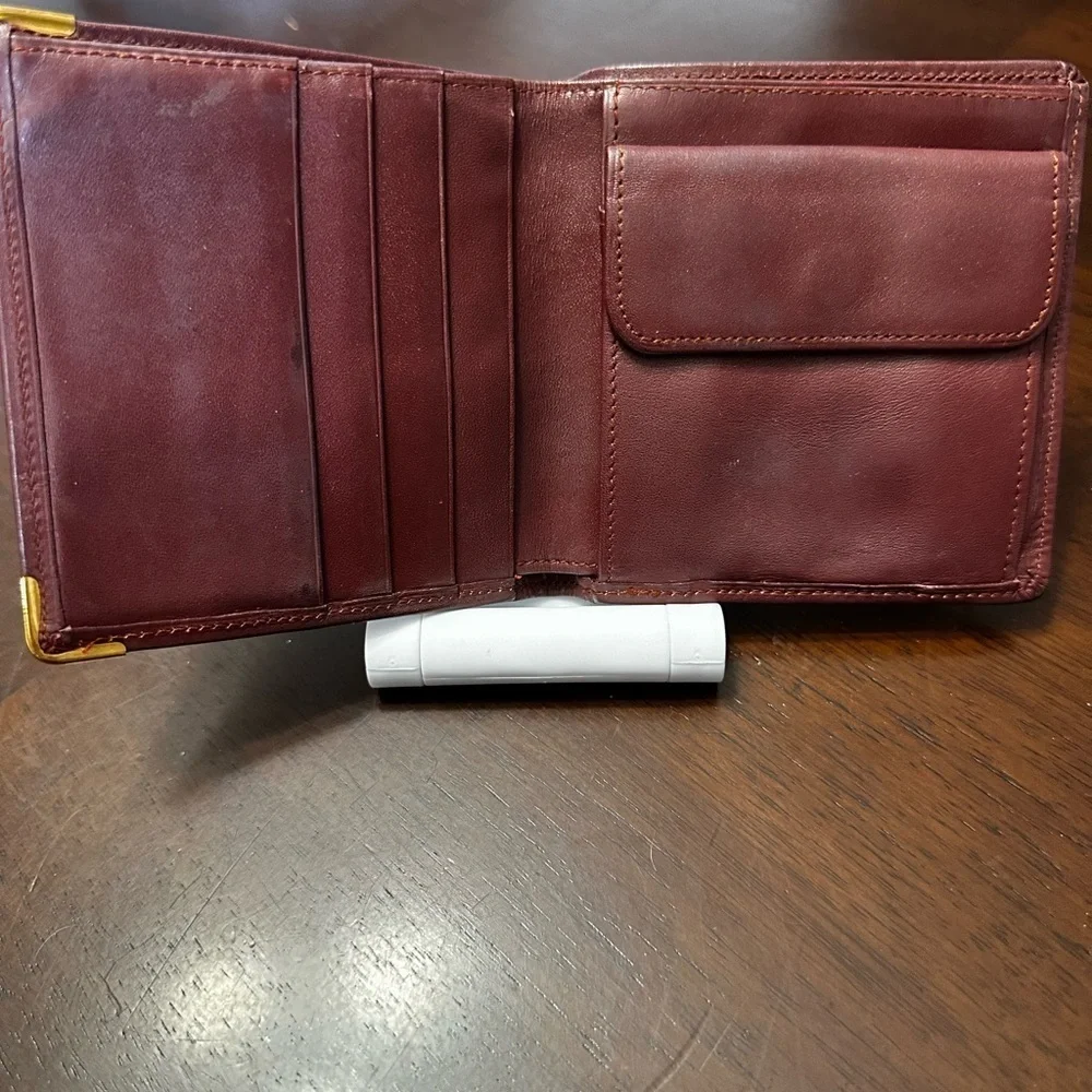 Men’s Cartier Leather Bifold Wallet